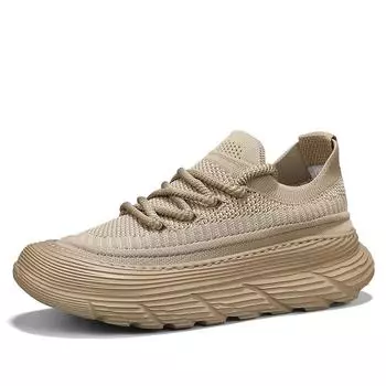 Модные дизайнерские новые сетчатые толстые подошвы, увеличивающие рост, мужские туфли, весна-осень, дышащие, модные, легкие, повседневные кроссовки для мужчин 39