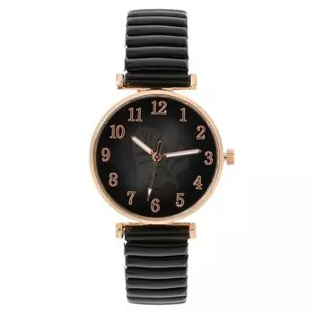 Модные женские часы Digital Leaf Student, женские часы с эластичным ремешком, кварцевые часы серый