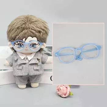 Fashion Doll Glasses Cute Crown Eyeglasses High Quality Accessories 20cm Cotton Dolls 1