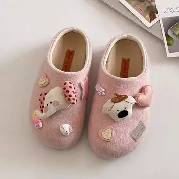 Fashion dopamine shoes women s spring new soft-soled non-slip cute cartoon bag head slippers 35