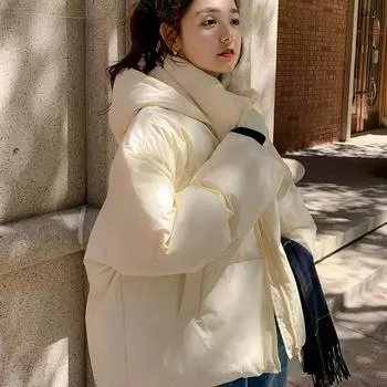 Fashion Down Jacket Women s Winter Coat Anti-season Bread Jacket Super Good-looking Small Cotton Jacket 2025 New S recommends within 50kg