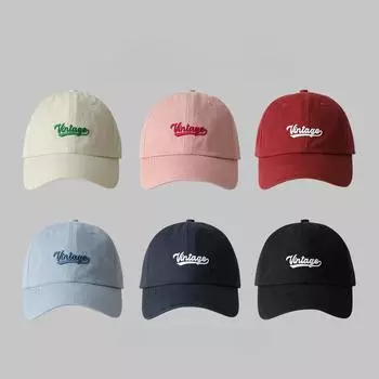 Fashion Duck Tongue Hat Deepening Cap Barrel Show Face Small Thin Soft Top Baseball Cap Light Hat Men and Women M56-63cm белый
