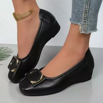 Fashion Elegant 2024 New Hot-selling Versatile Solid Color Comfortable Slip-on Women s Shoes New Flat Shoes Round Toe Women s Loafers 35 бежевый