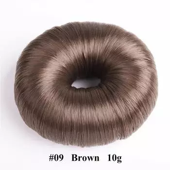 Fashion Elegant Black Hair Wig Hair Clip Brown Hair Styling Tools Hair Donut Shaper Bun Maker Hair Ring DIY
