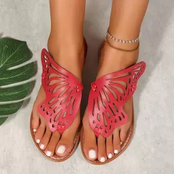 Модные тапочки с дырочками в европейском и американском дизайне 2024 года, летние новые дышащие пляжные сандалии с бантом и плоской подошвой, тапочки 36 светло-коричневого