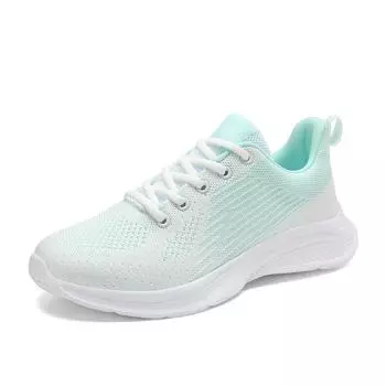 Fashion Explosive women s flying fabric breathable fashion comfortable lightweight sports shoes non-slip wear sports shoes 35