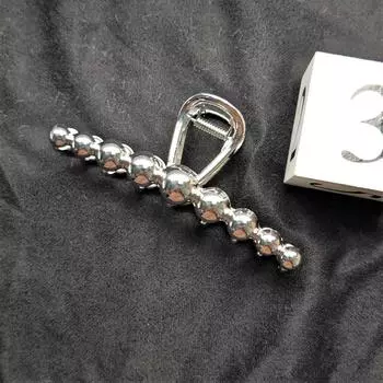 Fashion Exquisite Steel Ball Design Metal Hair Claws Women Ponytail Claw Clip Hair Clips Hairpins Girls Hair Accessories Gifts