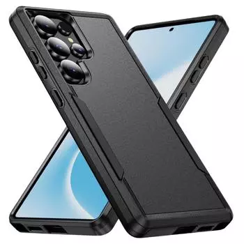 Fashion Fall Protection Fitted Case for Samsung Galaxy S25 Ultra S24 Plus S23 S22 S21 FE A56 A55 A16 5G A15 A36 A35 Accessories for Galaxy S25 чёрный