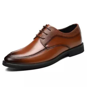 Fashion Fashion Casual Cow Leather Men s Dress Shoes Spring Autumn New Designer Wedding Shoes Male Big Size Black Brown Loafers Men 37 чёрный