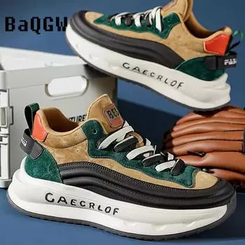 Fashion Fashion Designer Men s Running Shoes Luxury Winter Warm Comfortable Versatile Casual Sneakers Patchwork Lace-up Outdoor Student 39