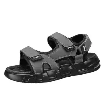 Мода Модные дизайнерские мужские сандалии Дышащая повседневная обувь Уличные нескользящие пляжные сандалии 2024 года на платформе с подъемом мужская обувь 39