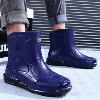 Fashion Fashion Fishing Male Shoes Gum Men s Rain Boots Rainy Day 2024 Teenagers Plastic Adult Outdoor Designer High Quality Rubber Work 36