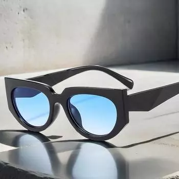 Fashion Fashion Ins Style UV400 Sunglasses Men Women Trendy New Cat Eye Goggles for Riding Unisex Luxury Square Frame Travel Sun Glasses as picture розовый