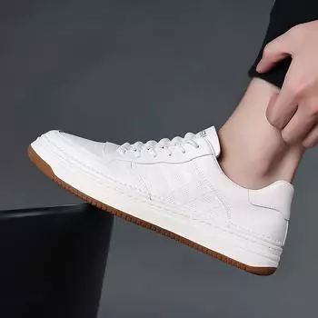 Fashion Fashion Male Shoes 2024 New Arrival Men Casual Shoes Classic Male Comfortable Skate Shoe All-match Outdoor for Men Driving Shoes 38 коричневый