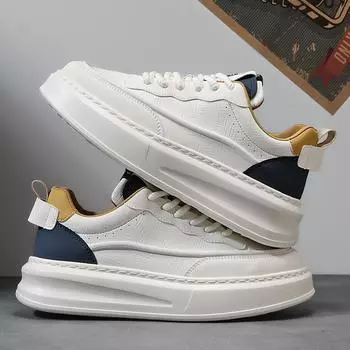 Fashion Fashion Men s Shoes Fashion Breathable Flat Shoes for Man Outdoor Sneakers 2024 New Arrival Board Shoes Lace-Up Mens Tenis Shoe 39