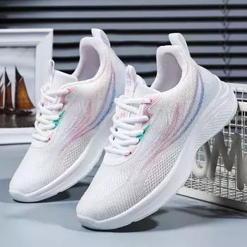 Fashion Fashion Sneakers Women Autumn New Mesh Breathable Casual Shoes for Women Comfort Lightweight Soft Sole Running Shoes Zapatillas 36 чёрный