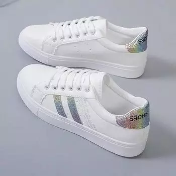 Fashion Fashion Women s Casual Shoes New Versatile Women Vulcanized Shoes 2024 Hot Comfortable Breathable Womens Flats Chaussures Femme 35 белый