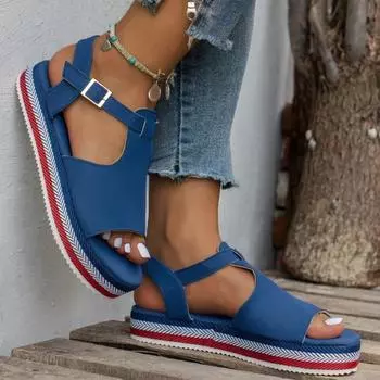 Fashion Female Gladiator Shoes Fashion Sport Women s Sandals Fashion Casual Platform Sandals Summer Women Shoes 36 бежевый