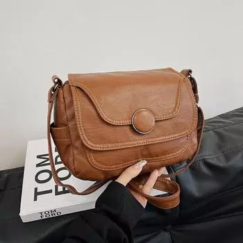 Модная женская сумка из мягкой кожи высокого качества, новые сумки для отдыха и путешествий, женская сумка через плечо, однотонные сумки через плечо для женщин