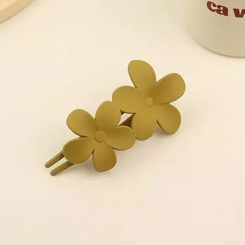 Fashion Flower Shape Hair Claw Clips Girls Frosted Hair Clip Duckbill Clip Cute Headwear Barrettes Hairpins Headwear Accessories