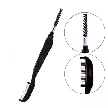 Fashion Foldable Eyebrow Brush Eyelashes Comb Eyelashes Extension Makeup Brush Cosmetic Tools