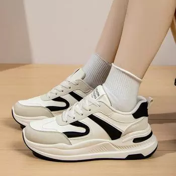 Модные белые туфли на все времена года, женские, новые, на толстой подошве, удобные, женские, для папы, универсальные, женские, спортивные, для сноуборда 35