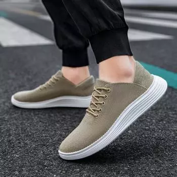 Мода Fujeak Мужская повседневная спортивная обувь Дышащие кроссовки для активного отдыха Черные кроссовки для бега Спортивные кроссовки для бега Теннисные туфли для ходьбы Лоферы 39