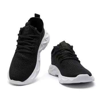 fashion Fujeak Women s Sneakers Fashion Casual Couples Street Canvas Shoes Couple shoes Men Walking Tennis Shoes Outdoor Sport Shoe 36 чёрный