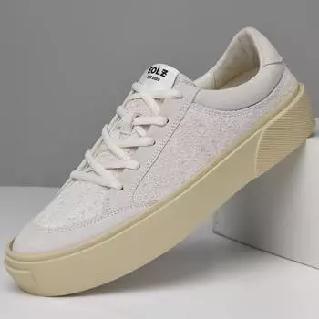 Fashion Genuine Leather Men s Shoes High-end Fashion Walking Sneakers Luxury Brand Adulto Casual Shoes Tenis Masculino Skateboard shoes 36 белый