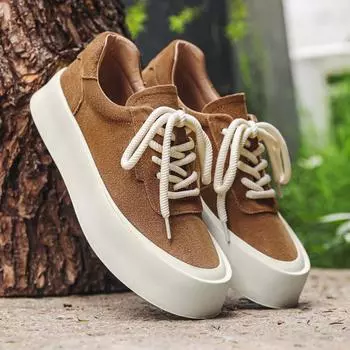 Модные мужские деловые туфли из натуральной кожи, роскошные кроссовки ручной работы на шнуровке, удобные повседневные оксфорды для офиса, теннисные туфли для мужчин 38 коричневый