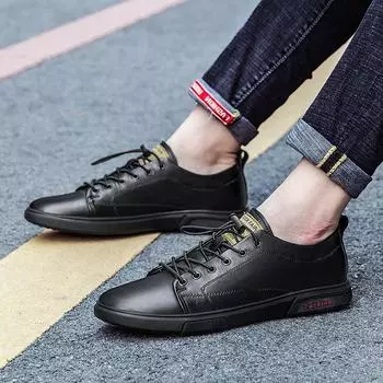 Модные туфли из натуральной кожи для мужчин British Tide, повседневная обувь класса люкс, мужская обувь из коровьей кожи для вождения, дизайнерская обувь для мужчин 6 белый