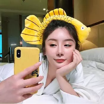 Fashion Hair Accessories Girls Women Cute Non-slip Headband Head Hoop Hair Bands Fish Fish