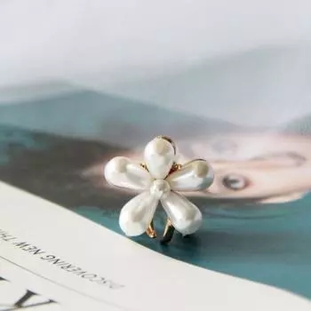 Fashion Hair Accessories Hairpin Crystal Pearl Hairclip Hair Claw Geometric Hair Crab Mini A