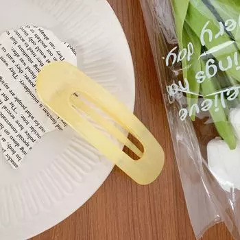 Fashion Hair Clips for Women Elegant Solid Color Plastic Large 11cm Hair Clip Girls Hair Accessories Hair Barrettes New