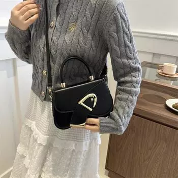 Модная сумка-сумка, новая поясная декоративная модная сумка через плечо, иностранный стиль, универсальная текстура, женская сумка белый