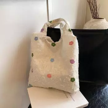 Fashion handbag beautiful personality casual shoulder underarm tote bag women s 2024 new large-capacity commuter bag