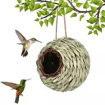 Fashion Handcrafted Hummingbird Nest House - Perfect for Outdoor Home Decoration and Gardening!