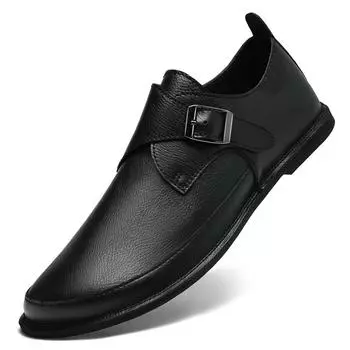 Fashion Handmade Mens Casual Shoes Light Youth Flats Breathable Outdoor Male Footwear New Arrival Men Stylish Loafers Slip on Boat Shoes 38 коричневый