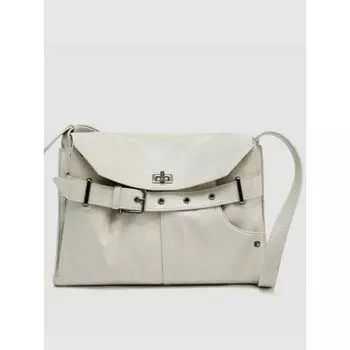 Fashion High-Grade Portable Underarm Bag Women 2025 New Retro Niche Oil Wax Texture Shoulder Messenger Bag Beige White
