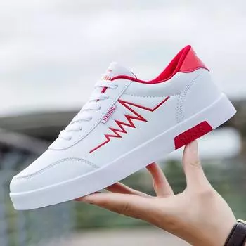 Fashion High Quality Brand Men Casual Shoes Hot Sale Spring Autumn Casual Shoes Men Breathable Fashion Green Red Casual Men Shoes 39