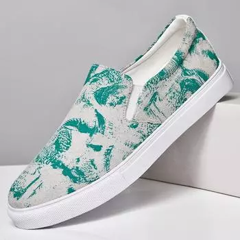 Fashion High Quality Hot Sale Men Casual Shoes Luxury Brand Fashion Loafers Flat Designer Moccasins Breathable Antiskid Driving Shoes 37 оранжевый