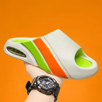 Модные высококачественные шлепанцы на платформе для мужчин, модные повседневные белые воздушные тапочки для мужчин, летние мягкие удобные пляжные мужские тапочки 40