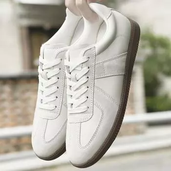 Fashion Hollow Out Skate Shoes Men Genuine Leather Mens Outdoor Sneakers Male Comfortable Casual Shoe 2024 All-match Men s Driving Shoes 38