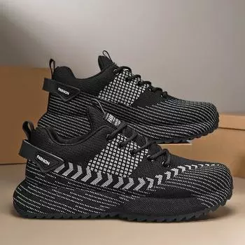 Fashion Hot Sale Fashion Men s Casual SneakerMen Soft Lace-up Shoes Man Lightweight Shoes for Men Soft Tooling Comfortable Sneakers 39 бежевый