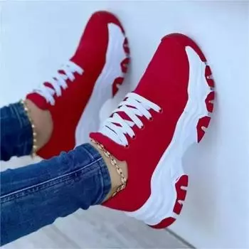 fashion Hot Sales Sneakers Women Shoes 2024 New Pattern Canvas Shoe Casual Women Sport Shoes Flat Lace-Up Adult Zapatillas Mujer 35 чёрный