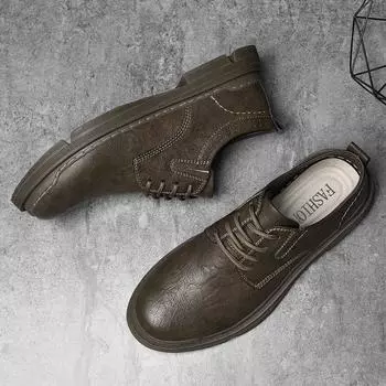 Fashion Hot Selling Men s Genuine Leather Shoes Europe America High-end Business Formal Shoes Men s Outdoor Casual Shoes Free Delivery 38