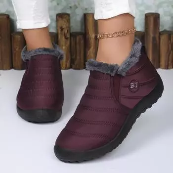 Модные популярные зимние женские туфли на плоской подошве с круглым носком на плоской подошве для женщин, туфли на платформе без застежек, уличные вельветовые теплые однотонные туфли 35 синий