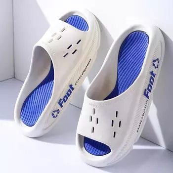 Fashion Hot Summer EVA Men s Classics Sandals Young Mens Waterproof Shoe Non-slip Outdoor Mans Slippers Lightweight Beach Man Sandal 40-41