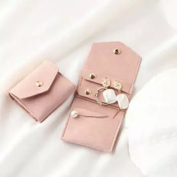Fashion Jewelry Bag Mini Jewelry Display Pouch New Small Packing Pocket Girls коричневый