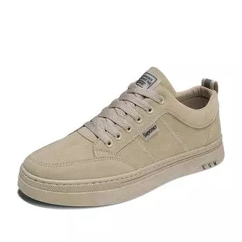 Модные мужские кроссовки цвета хаки на платформе, повседневная обувь для мужчин, рабочая обувь, оригинальные мужские кроссовки, скидки, весенние нескользящие мужские туфли на плоской подошве 39 серый